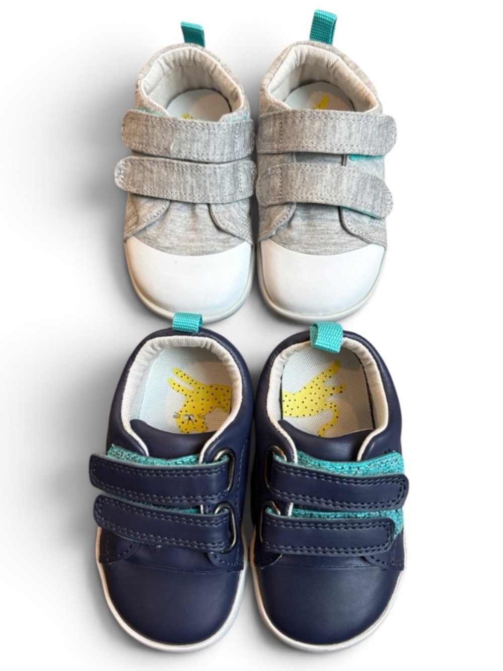 Ten Little Everyday Original Sneakers Toddler Size 5 Navy/Gray Lot of 2